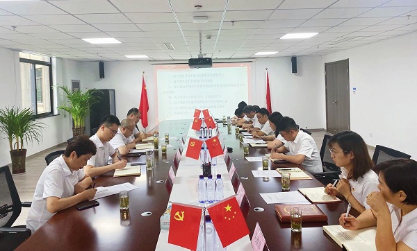 王晟督導徽鹽地產(chǎn)霍邱項目支部專題組織生活會